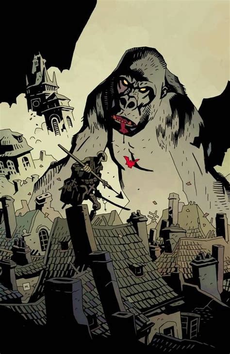 King Kong Vs Hellboy By Mike Mignola Comic Art Community Gallery Of
