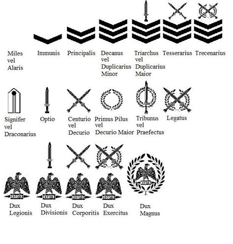 The Ranks Of The New Roman Army Concept By Yuriy116 On Deviantart