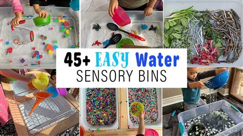 45 Awesome Water Sensory Bins For Toddlers And Preschoolers Happy