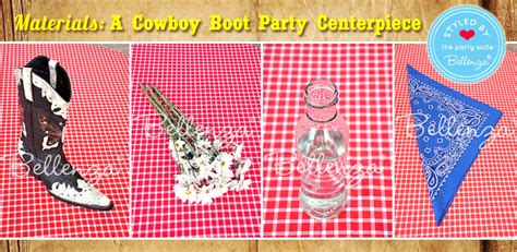 Easy DIY Cowboy Boot Party Centerpiece In Just 5 Steps