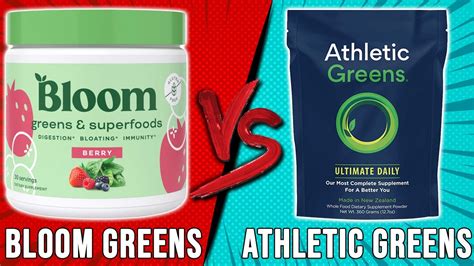 Bloom Greens Vs Athletic Greens Which Green Powder Is Better The