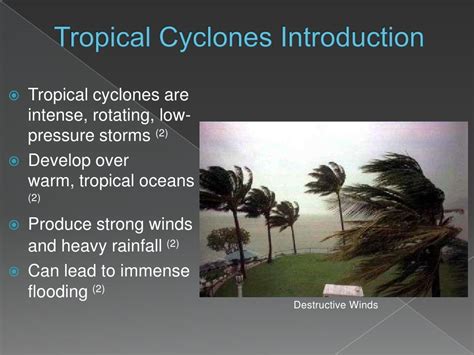 The Physical Characteristics Of Tropical Cyclones