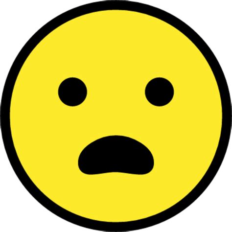Frowning Face With Open Mouth Emoji Download For Free Iconduck
