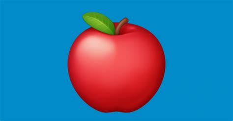 Red Apple Emoji Emoji Táo đỏ