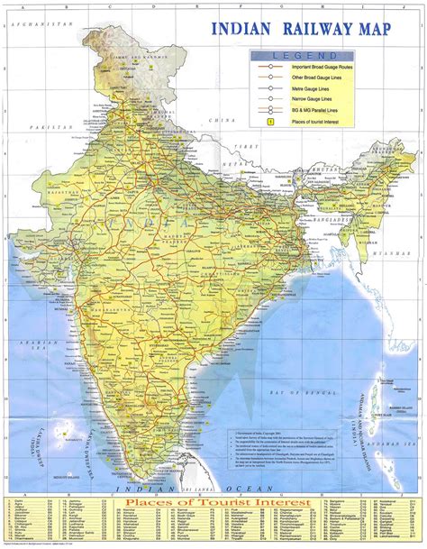 Travel By Train In India Indian Railways Map