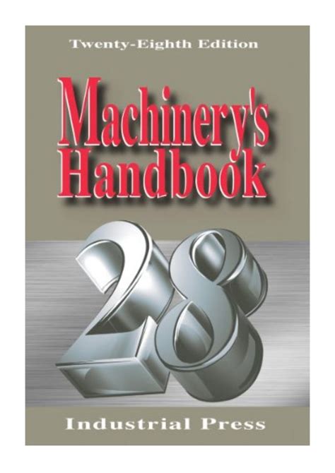 2008 Machinerys Handbook 28th Edition Pdf By Erik Oberg Indu