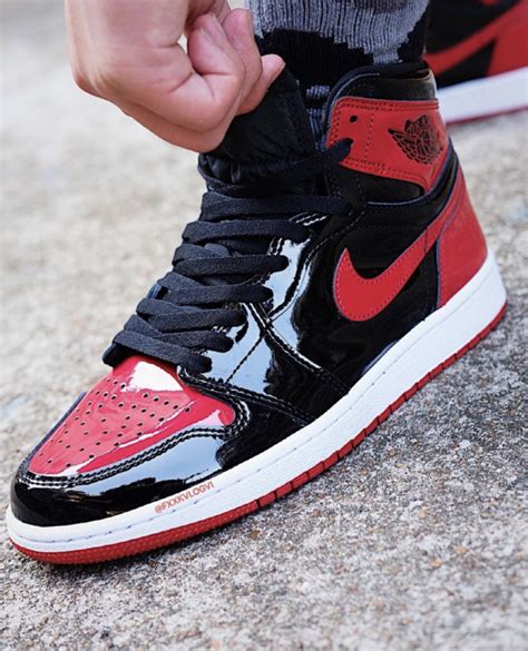 Air Jordan 1 Bred Patent Leather 555088 063 Release Date Sbd