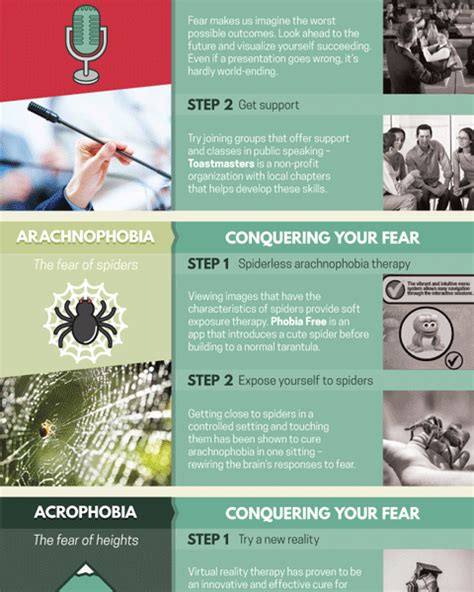 How To Conquer Your Fears Infographic Best Infographics