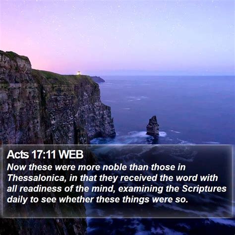 Acts 1711 Web Now These Were More Noble Than Those In