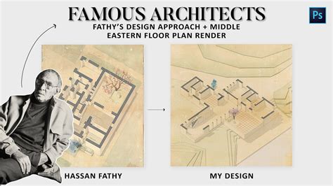 Architect Hassan Fathy And Egyptian Old Floor Plan Render Youtube