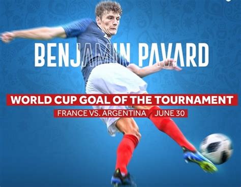 €35.00m* mar 28, 1996 in maubeuge, france. France Footballer Benjamin Pavard Wins Best Goal Of FIFA ...