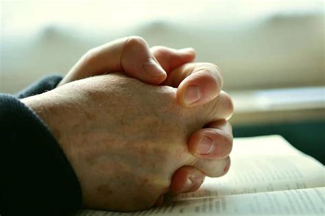 Praying Hands Faith Hope Religion Pray Folded Trusting Prayer
