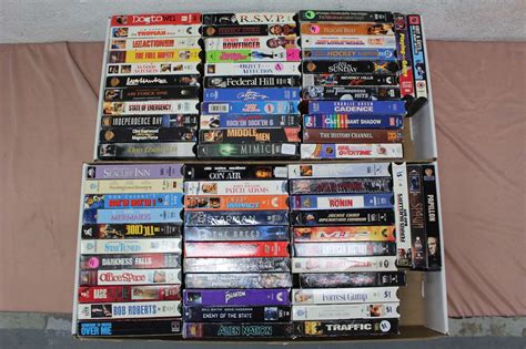 Lot Of Assorted Vhs Tapes