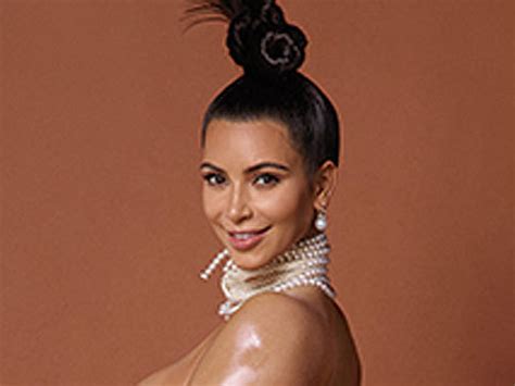 Wait Theres More Of Kim Kardashians Nakedness Magazine Posts Full Frontal Shots ExtraTV