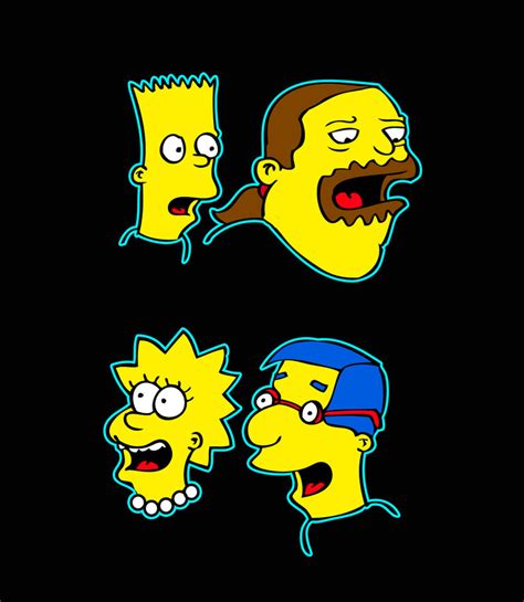 Simpsons In Shock By Deathbycartoon On Deviantart