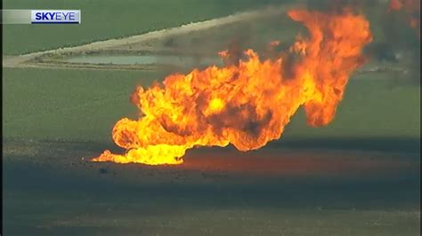 Pipeline Explosion Fort Bend County Texas Flames From Blast Could Be