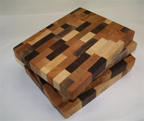 4 Ex Thick Multi Wood Butcher Block Cutting Board 11 X 8 12 X 1 38 Thick