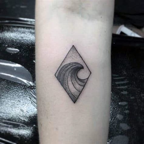 Wave tattoos fill the social media especially when summer is around. 50 Simple Wave Tattoo Designs For Men - Water Ink Ideas