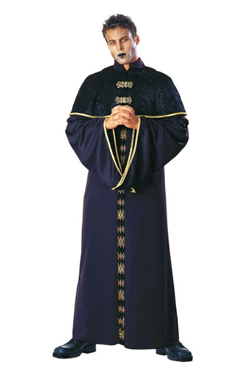 Liche Priests Costume Satan Priest Costume For Halloween Horror