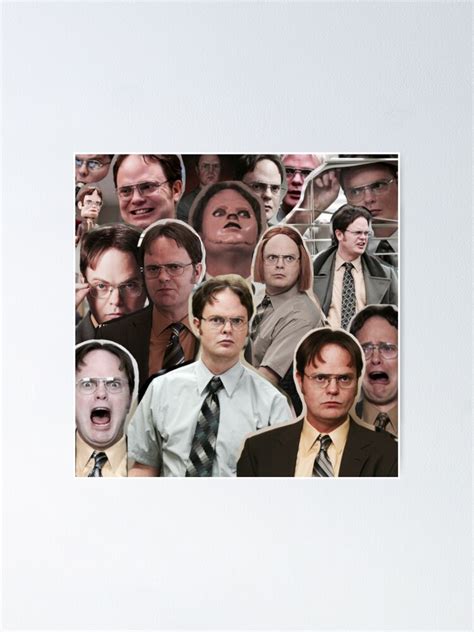 Dwight Schrute The Office Poster For Sale By Effsdraws Redbubble