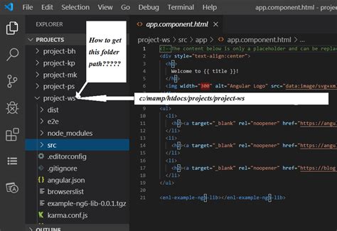 How To Get Project Folder Path In Visual Studio Code Extension
