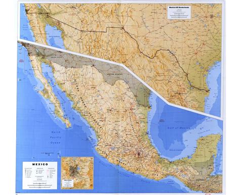 Large Highways Map Of Mexico 1972 Mexico North America Mapsland Images