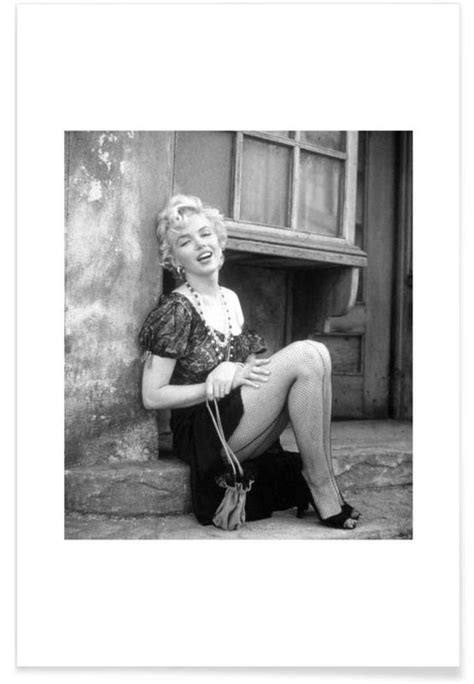 Marilyn Monroe An Bushaltestelle Fotografie Poster Juniqe