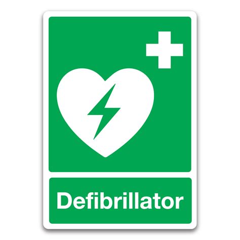 Aed Defibrillator Signs Free Printable