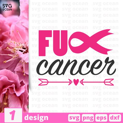 Free Fu Cancer Svg File For Cricut Svg Ocean