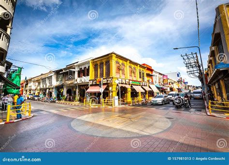 Historic Center Of The Famous City Of Phuket In Thailand Editorial