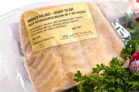 Smoked Halibut Fillet Per Lb 10th And M Seafoods