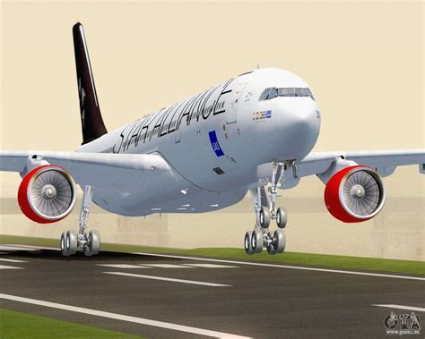 Airbus A330 300 Sas Star Alliance Livery Pour Gta San Andreas