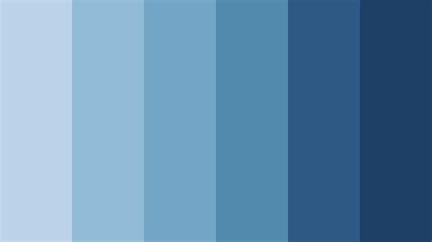 Shades Of Blue Color Chart With Names