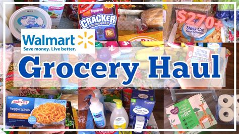 Walmart Grocery Haul Large Family - YouTube