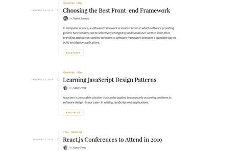 Subtle Clean Elegant Content Focused Theme Jekyll Themes