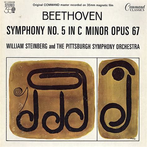Symphony No5 In C Minor Opus 67 By Ludwig Van Beethoven William Steinberg And The P Lp