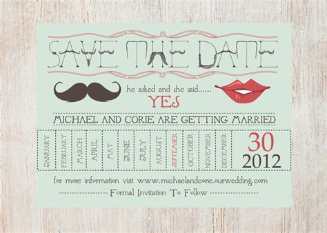 Adding a photo to your save the dates can add a lot of personal flavor and character to your cards. unique wedding save the dates calendar design Invitations ...