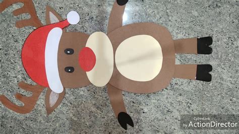 Paper Reindeer Craft Origami Reindeer Easy How To Make Reindeer