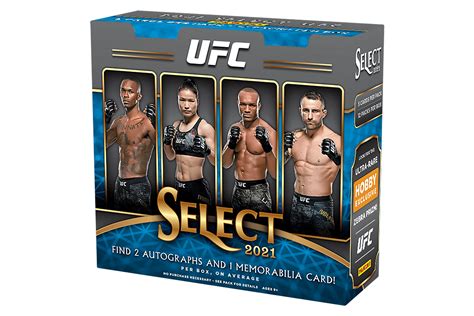 2021 Panini Select UFC Cards Hobby Box