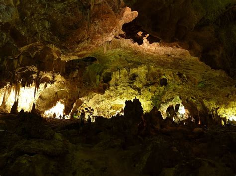 Carlsbad Carlsbad Caverns Stalactite Cave Stalactites Stalagmites