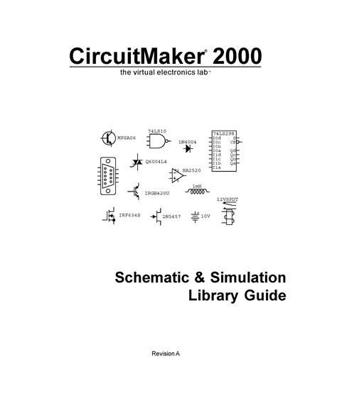 Circuit Maker 2000 Schematic And Simulati Circuitmaker Device Library