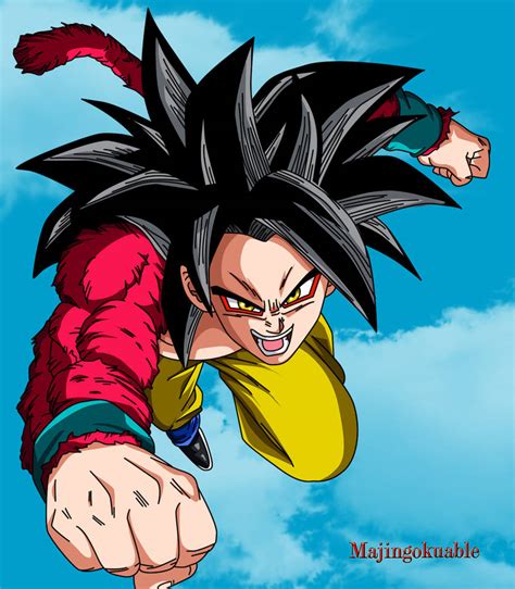 Goku Ssj4 By Majingokuable On Deviantart