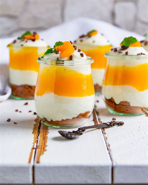 Mascarpone Quark Dessert Mit Mandarinen Tinas Küchenzauber Recipe Pastel Desserts