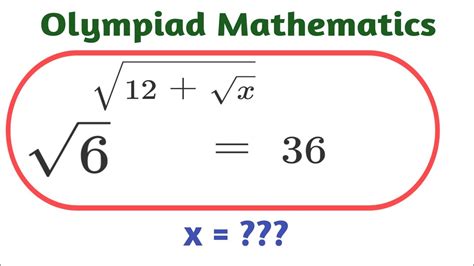 Nice Olympiad Mathematics Problem Olympiad Question How To Solve YouTube