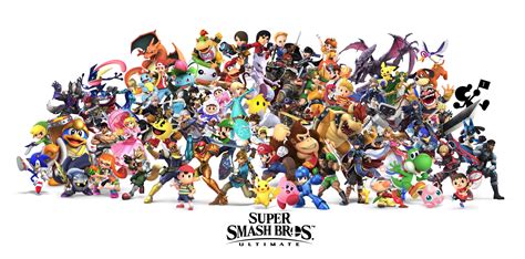 Super Smash Bros Ultimate Roster Wallpaper Singebloggg