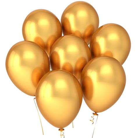 Party Golden Balloons 12 Inches 100pcs Gold Balloons Bulk Made With