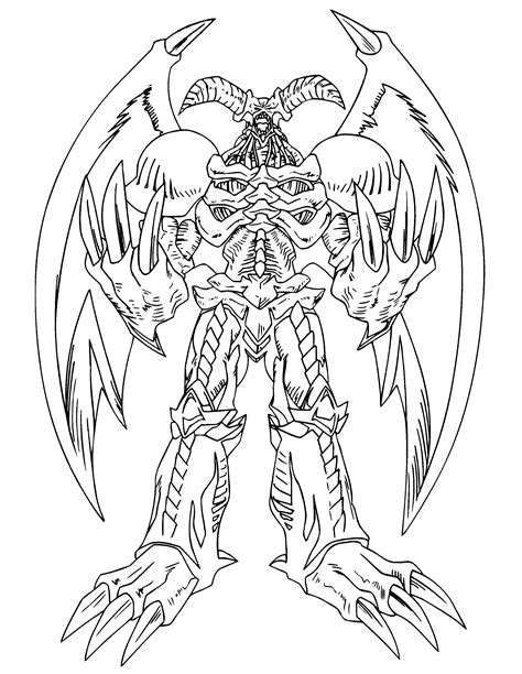 Coloring Page Yu Gi Oh Coloring Pages 31