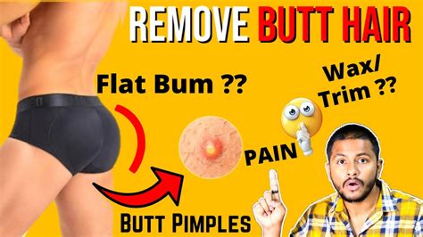 How To Remove Butt Hair Pimple And Bum Shape Exercise How To Shave