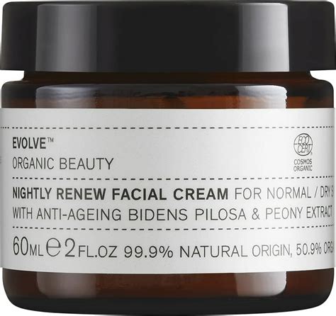 Evolve Organic Beauty Nightly Renew Facial Cream Ecco Verde Shop Online