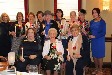Gfwc Boca Raton Womans Club Initiates Officers And Presents